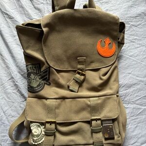 Green Star Wars Rebel Canvas Bag